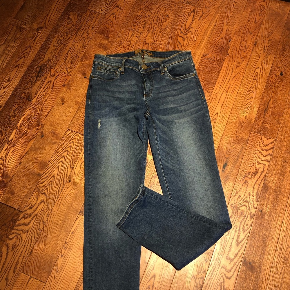Kut from kloth blue jeans size 6 straight leg